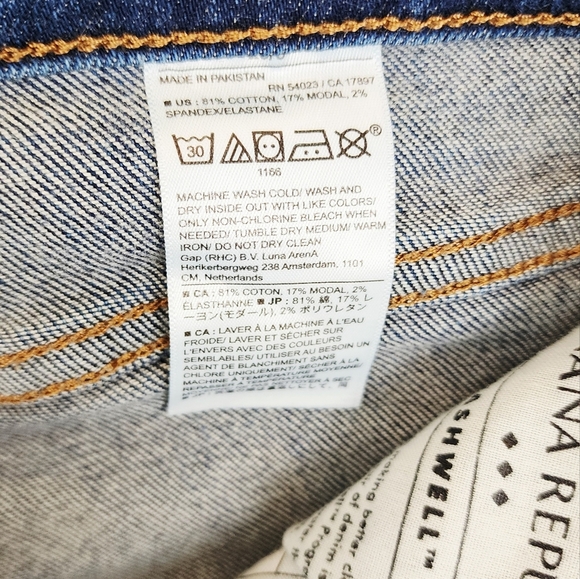 Banana Republic Factory Skinny Fit Raw Hem Ankle Jeans Pants - Picture 9 of 11